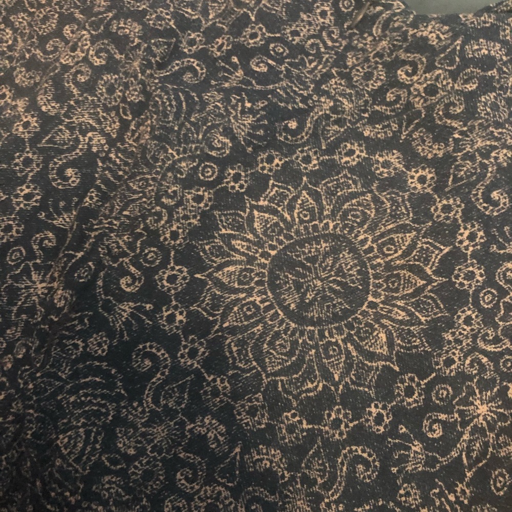 Turquoise Patterned Romper - Picture 3 of 4